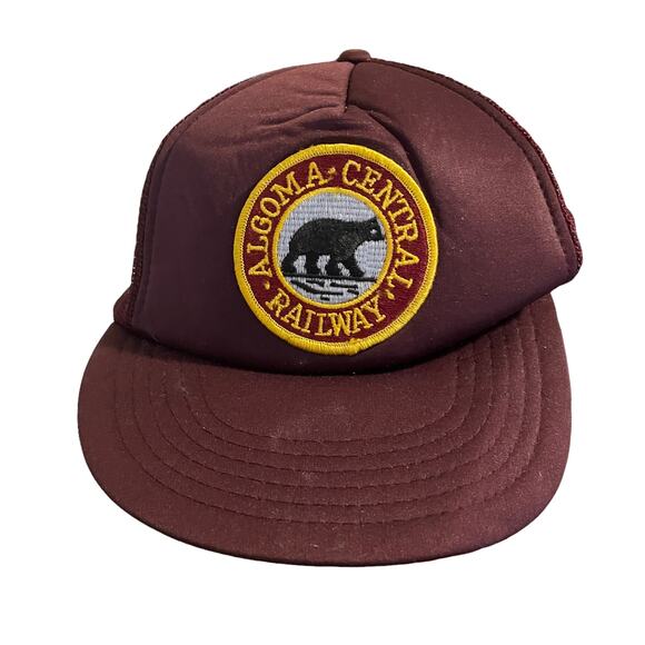 Vintage Algoma central railway trucker hat - Picture 1 of 4